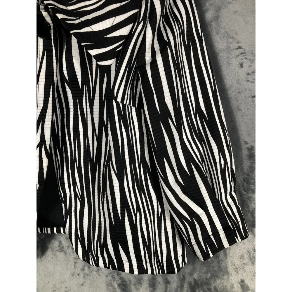 Trevan Blazer Jacket Women’s Size 8 3/4 Length Sleeve Animal Print - Picture 5 of 16